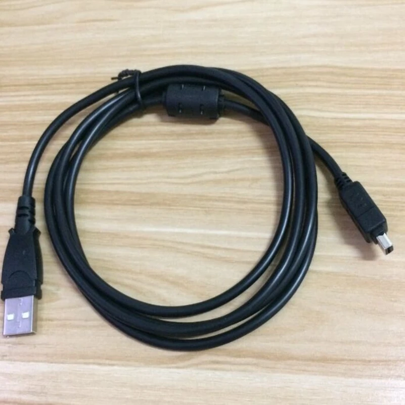 200 шт./лот 1,5 м/5ft 12 штепселный CB-USB5 CB-USB6 Камера кабель USB для передачи данных для цифровой камеры Olympus SZ-10 SZ-20 SZ-31MR OM-D E-M5