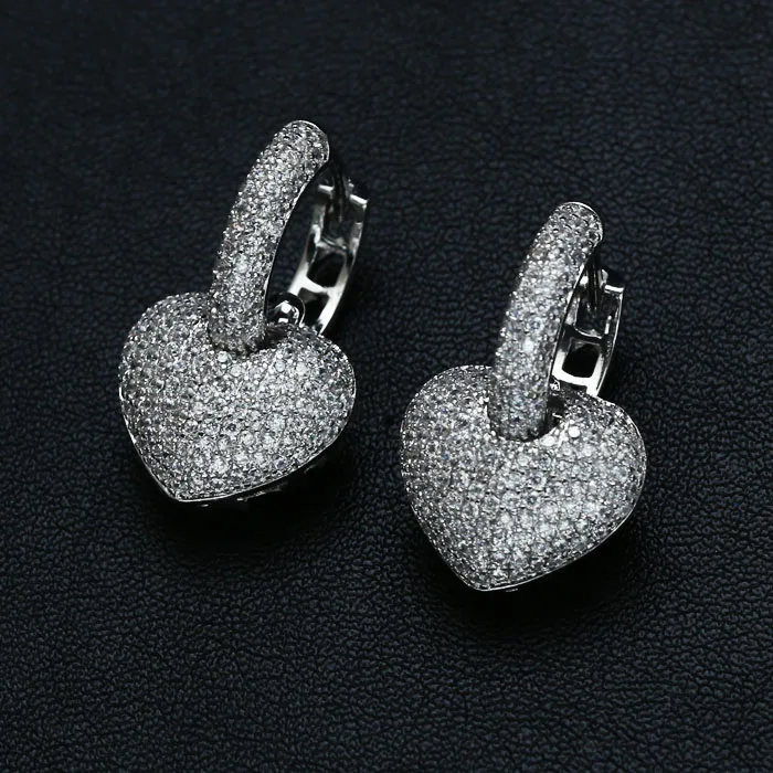 2015 Лучшая Новинка модное прозрачное кольцо в виде сердца для женщин JP25|earring