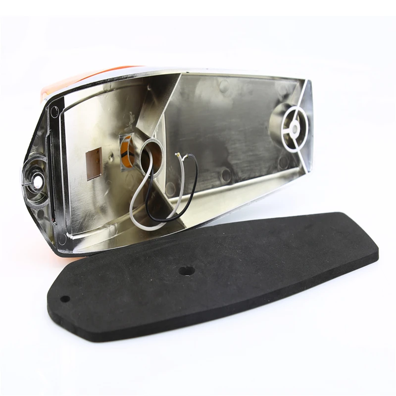 KEYECU 1 упаковка 17LED Янтарный светильник на крышу хромированный габаритный топ в