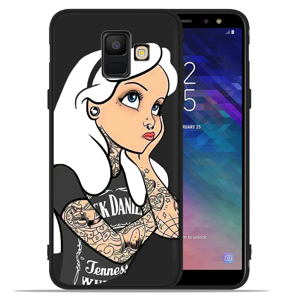 Тату принцесса "сделай сам" Алиса: безумие возвращается для samsung Galaxy A9 A8 A7 A6 A5 A3 J3 J4 J5 J6 J8 плюс чехол для телефона чехол Чехол-футляр
