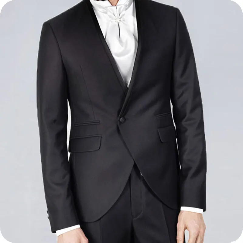 Latest Coat Pant Designs Black Men's Classic Suits Man Blazers Jacket Casual Business Tuxedo Custom Made Custume Homme 2Piece | Мужская