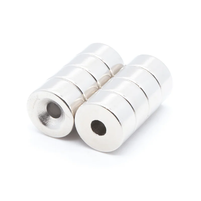 

20pcs 20x10-6mm NdFeB Ring Magnet Dia. 20x10 mm thick M6 straight Hole Neodymium Rare Earth Permanent Magnet 20*10-6mm