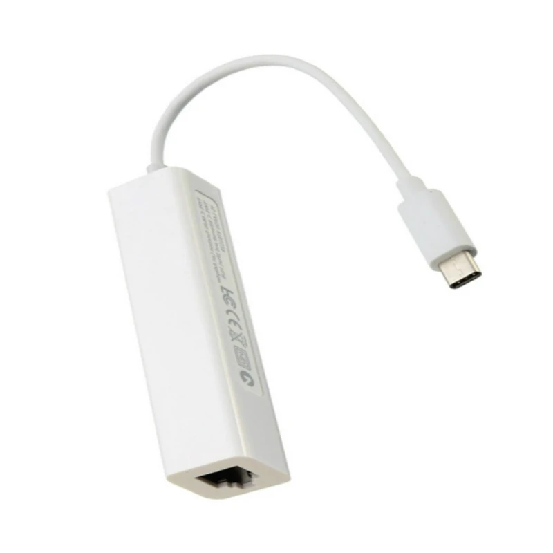 Адаптер Ethernet USB C концентратор RJ45 Lan 2 0 3 порта сплиттер для Macbook Pro Air Type Hub|Сетевые