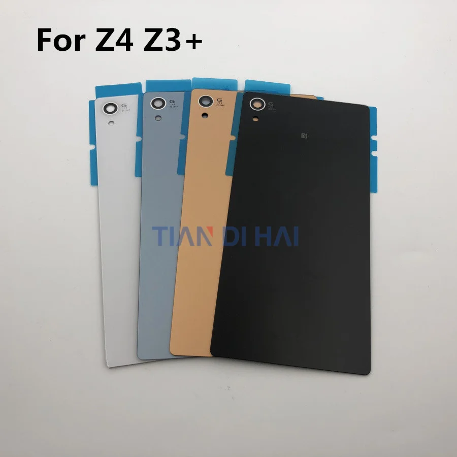 Задняя стеклянная крышка батарейного отсека для Sony Xperia Z4 Z3 + Plus E6553 E6533 Z2 Z1 задняя