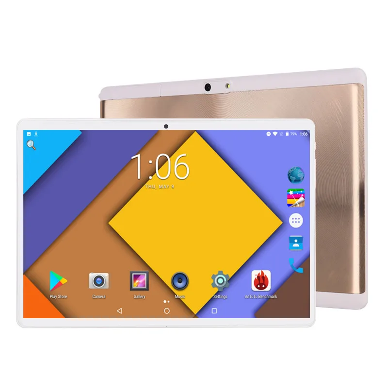 2019 Новый 2.5D 10 дюймов Android 9 0 планшетный ПК 1280x800 Восьмиядерный 6 Гб RAM 64 ROM 8.0MP две