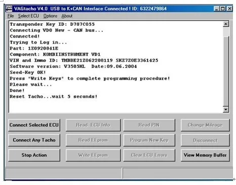 Vag tacho V5.0 с usb-ключом для NEC MCU 24C32 или 24C64 ECU чип тюнинговый инструмент vag tacho USB Версия 5,0 vagtacho USB