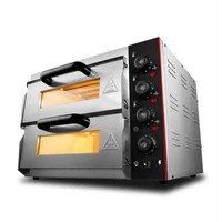 electric double layer large pizza baking oven commercial multifunction roaster cake chicken grill making machine wl002