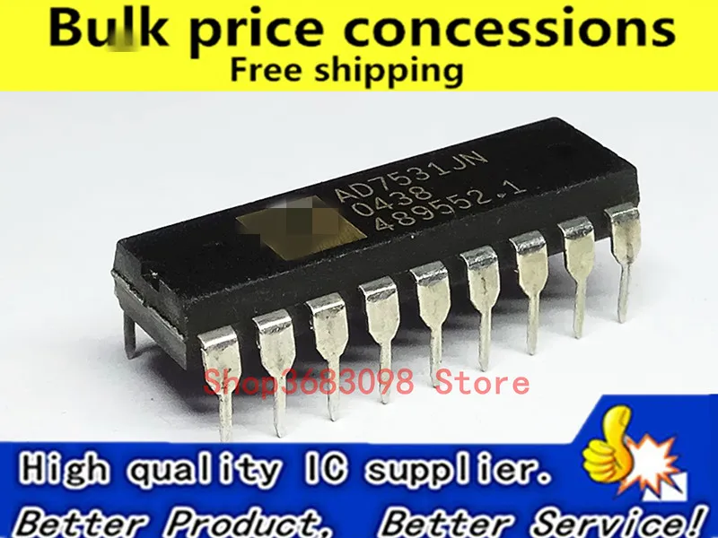 

Free Shipping 5pcs AD7531JN AD7531KN AD7531 DIP-18