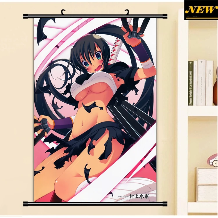 40X60 см Senran Kagura Homura бикини Сексуальная набивка Мультфильм Аниме Обои с картинками