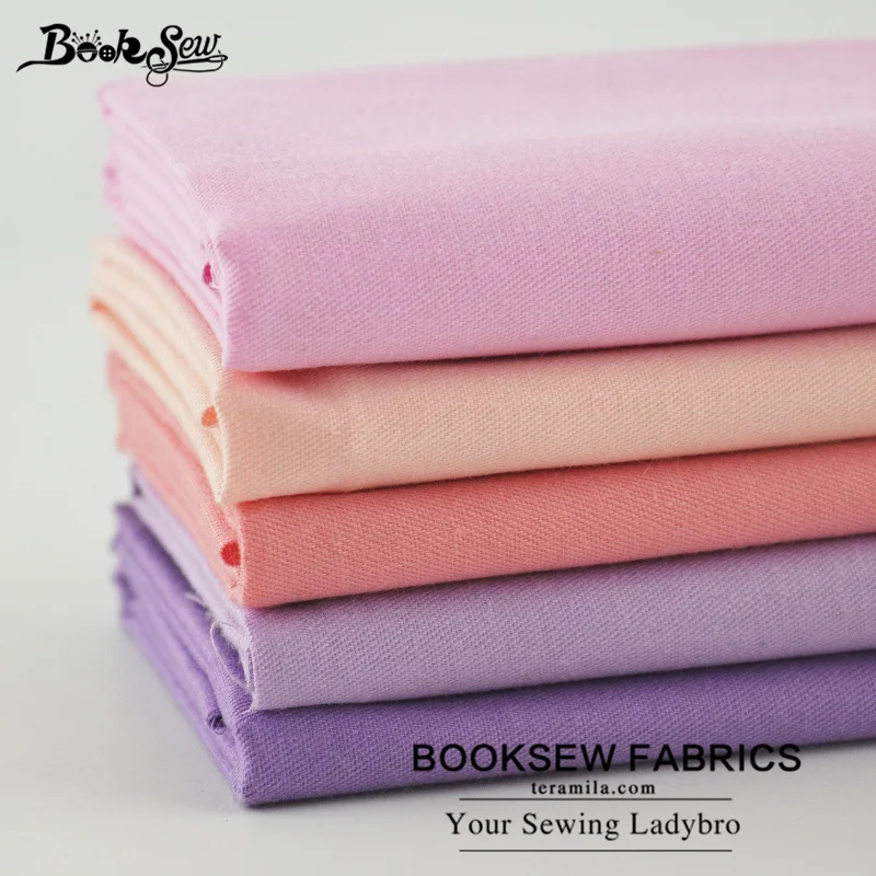Booksew 100% хлопок 25 шт. однотонные очаровательные пакеты домашний текстиль для