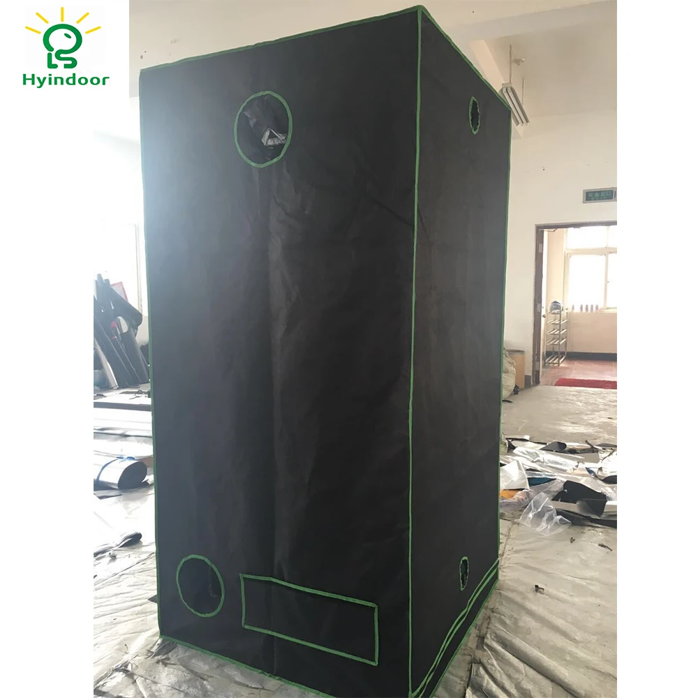 Hyindoor Садовые принадлежности теплицы Гидропоника Светоотражающие Майларовый нетоксичный тент для выращивания комнаты сарай 100*100*200(39*39*78 дюймов