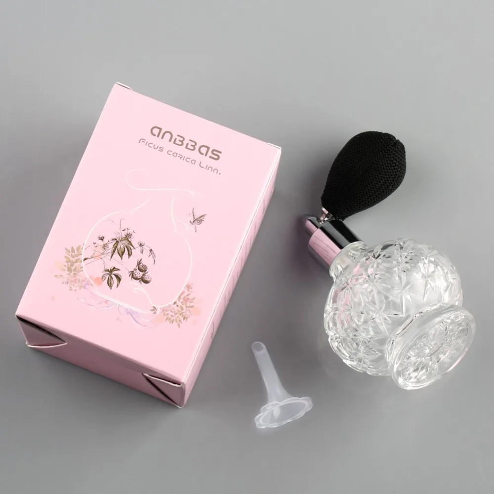 Стеклянный винтажный Хрустальный пустой многоразовый распылитель духов с