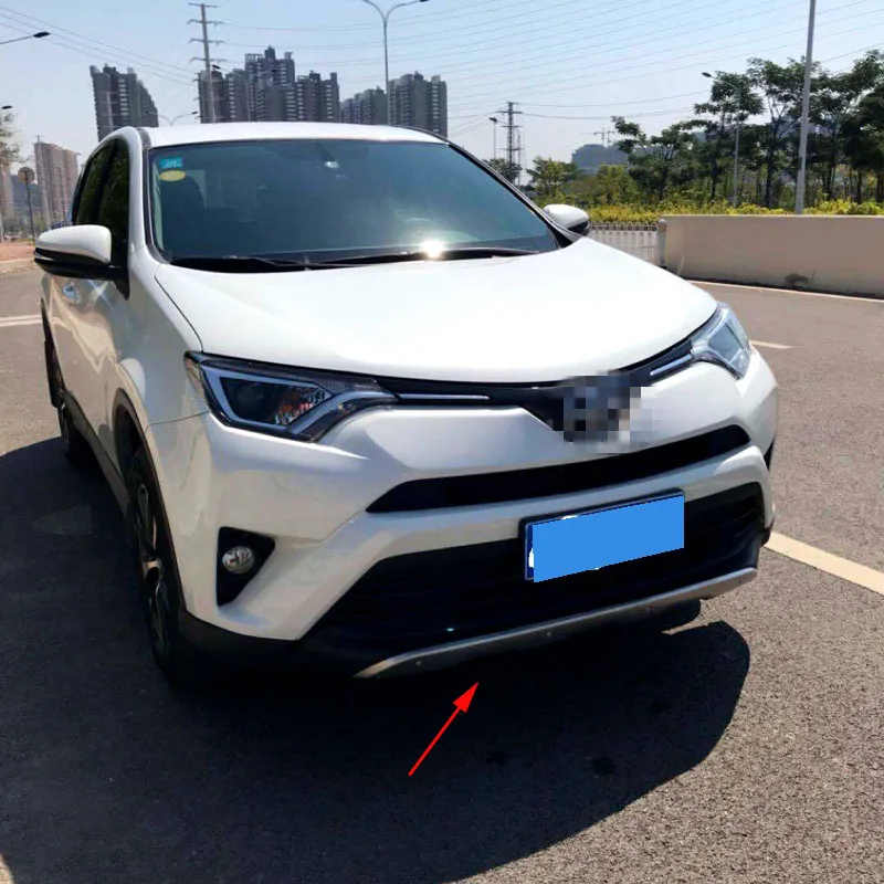 Передний бампер спойлер для Toyota RAV4 переднего бампера украшения губ Диффузор защитные бамперы тюнинг-пакет для RAV4