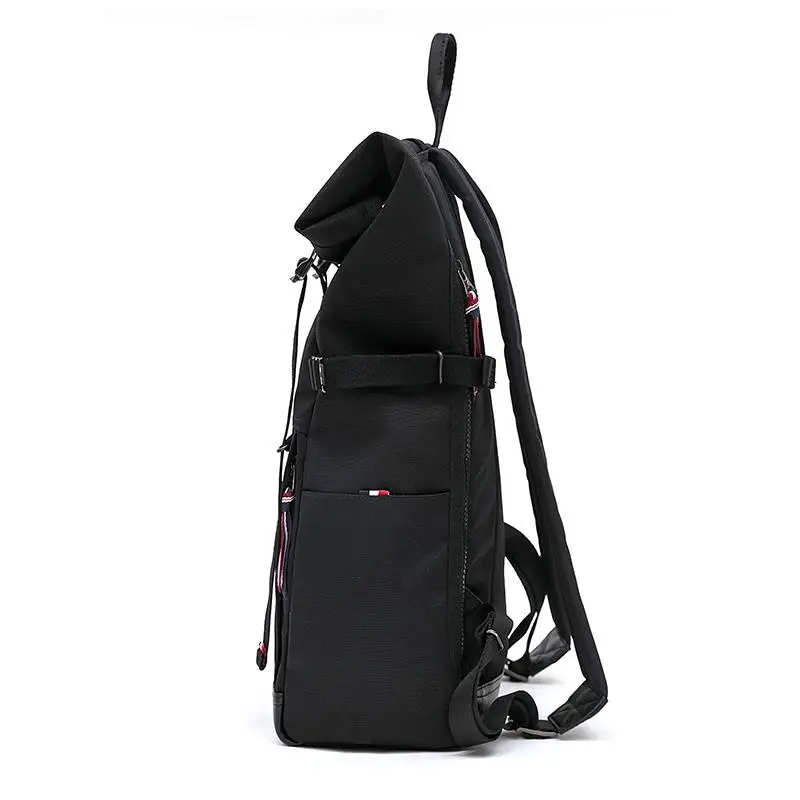 UIYI черный школьный рюкзак мужской лоскутный винтажный из кожи и полиэстера для