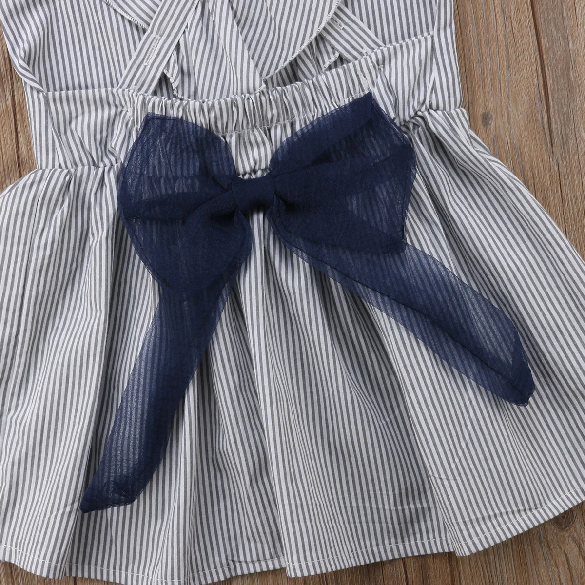 Summer Toddler Baby Girls Party Dress Cotton Striped Sundress Fancy Princess Clothes Age 0-3Y | Детская одежда и обувь