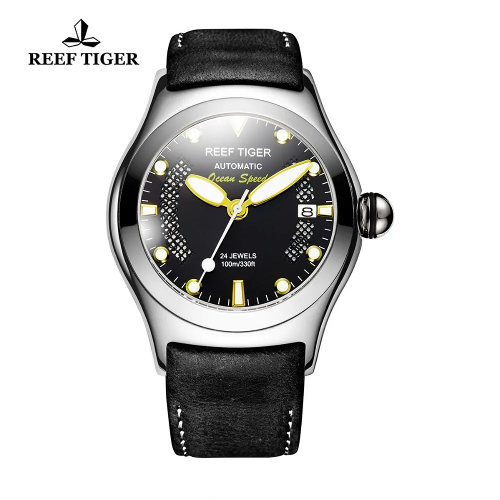 Мужские спортивные часы на кожаном ремешке с большим циферблатом|watch automatic|watch