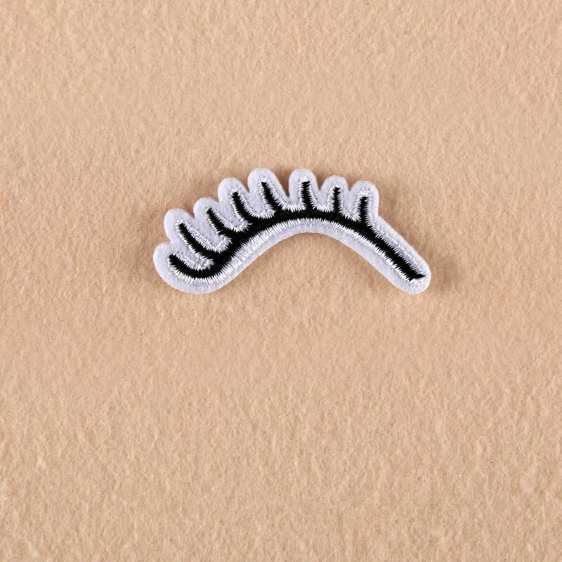 Нашивки для ресниц Пришивные или тканевые наклейки одежды значки вышитые