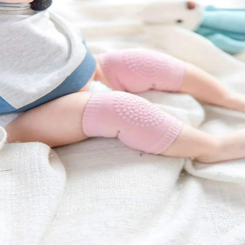 5 пар/лот ребенка ползать Нескользящие Гольфы унисекс наколенники Baby Care гетры