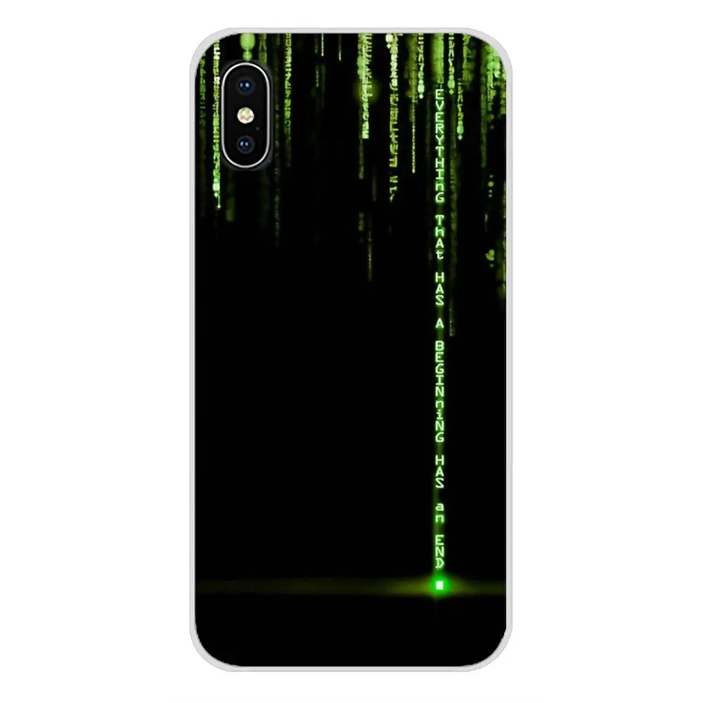 Минималистичный дизайн матричный код для Huawei P8 9 Lite Nova 2i 3i GR3 Y6 Pro Y7 Y8 Y9 Prime 2017 2018 2019
