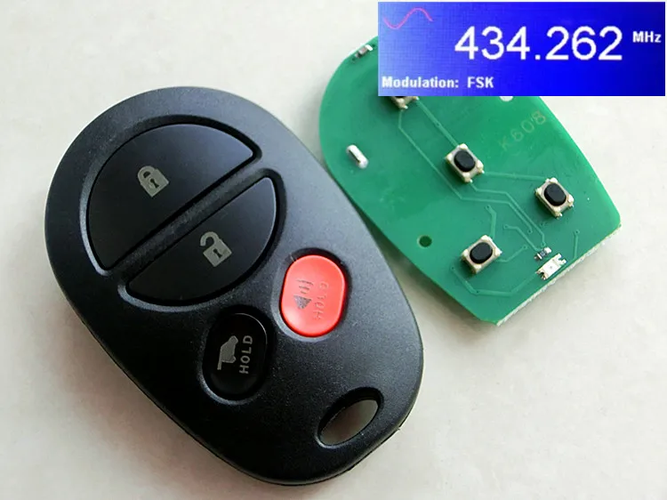 RMLKS GQ43VT20T Автомобильный ключ управления 315 433 МГц 3 4 кнопки дистанционного брелока подходит для Toyota Sienna Tundra Tacoma Sequoia Highlander