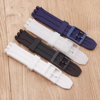 watch accessories new soft silicone sports strap waterproof and sweat proof men and women strap for swatch suib400 suik400