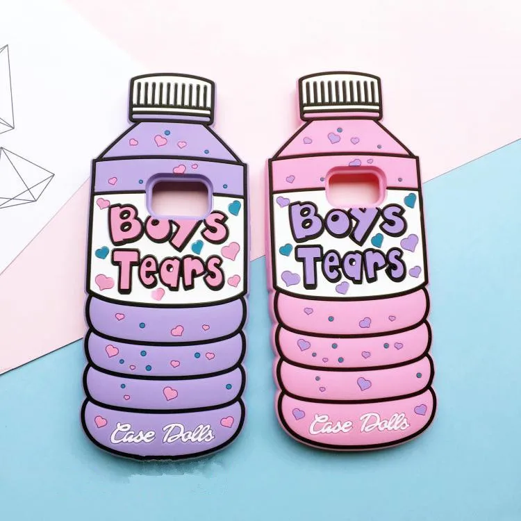 3D «Boys Tears» Милая бутылка для Galaxy S8 Plus чехол мягкий мультяшный силиконовый телефон для samsung S6 S7 Edge Plus Note 8 4 5 Чехол Note8