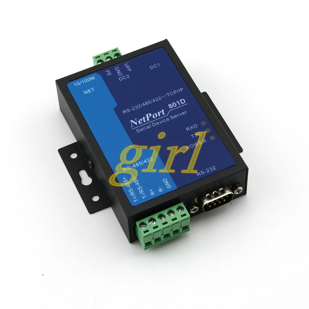 Промышленный последовательный порт сервера MODBUS шлюз RS485 422 и 232 в Ethernet модуль