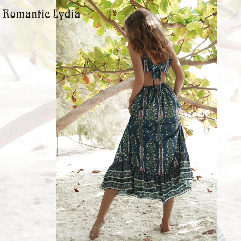 Boho Женский комплект из 2 предметов юбка макси Повседневная Клубная одежда