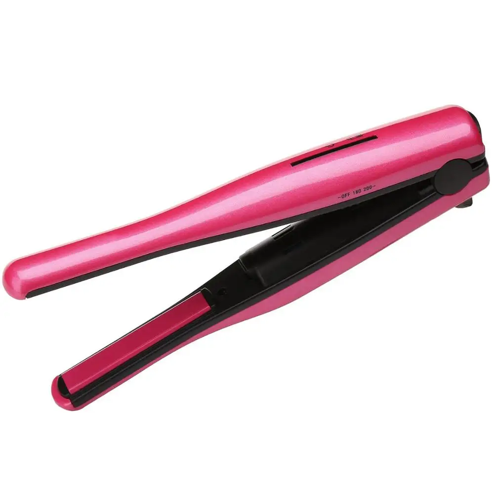 

Heating Ceramic Wireless Hair Straightener Curler USB Rechargeable Hair Straightening Flat Iron Portable Travel Styling Tool