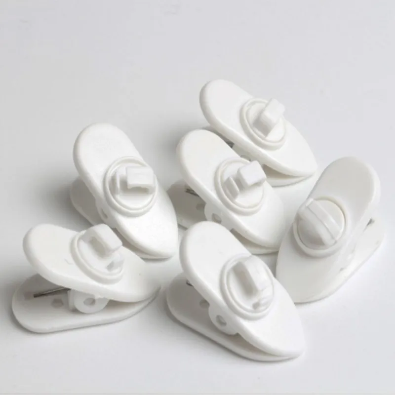 15Pcs Earphone Cable Collar Clip Nip Clamp Holder Mount Headphone Wire Cord Lapel | Электроника