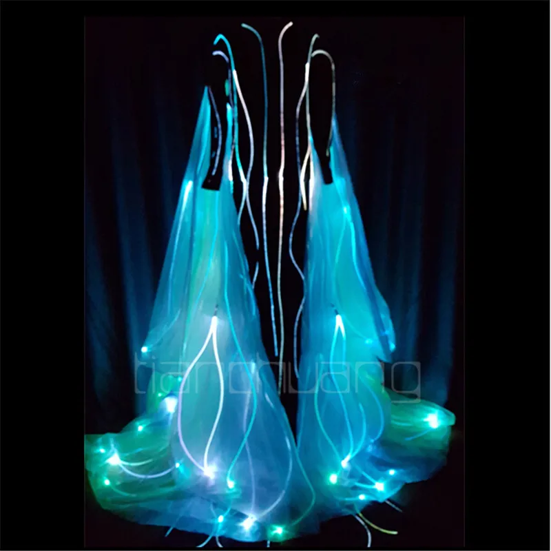 Tc 76 フルカラー Led カラフルな光の衣装 Led 社交 Rgb 発光服プログラマブル Led マントベリーダンス女性ドレス Leather Bag