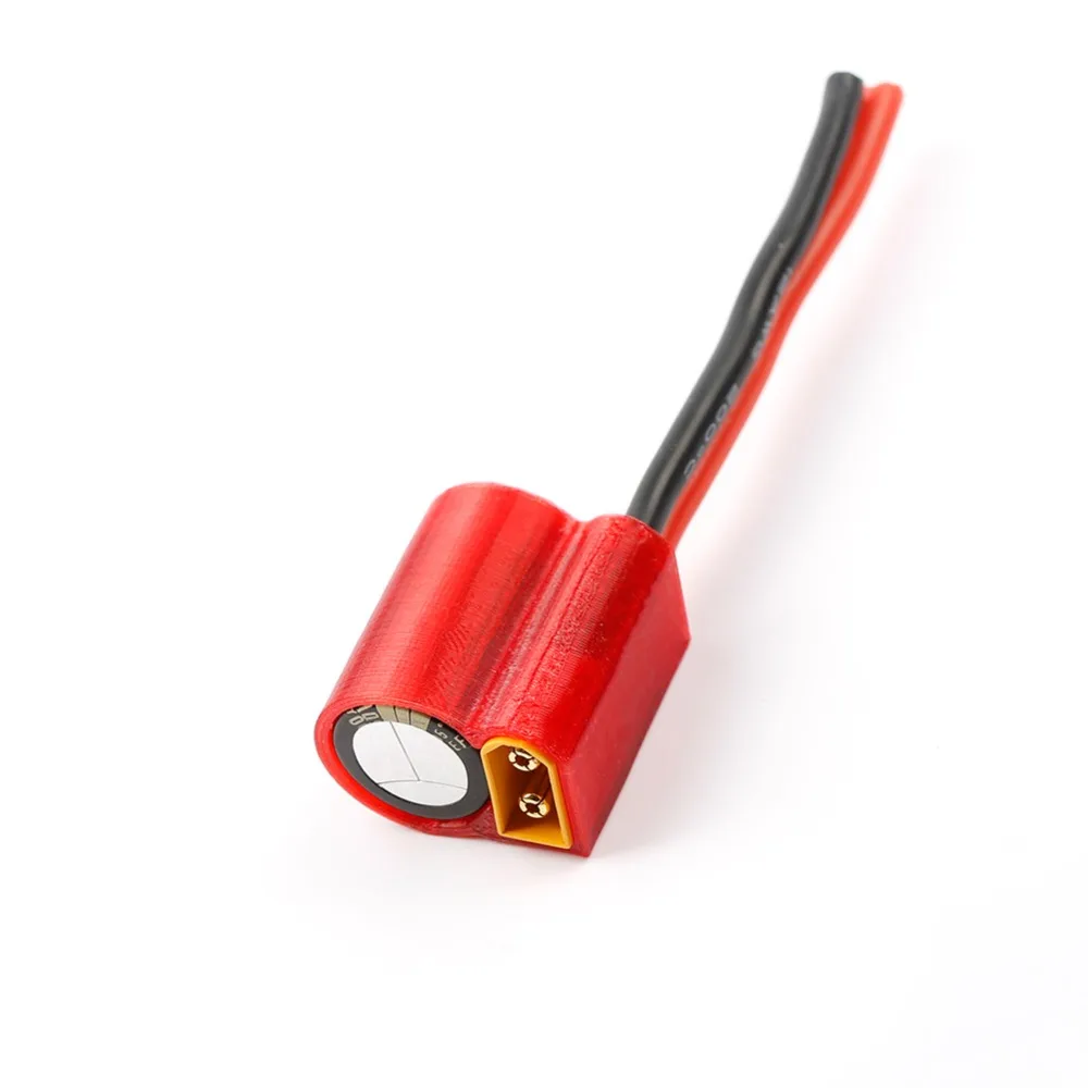 XT60 разъем с 12awg мягкий силиконовый кабель/35 В 680 мкФ конденсатор/3D печати защитить
