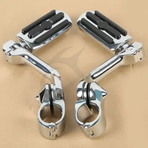 Мотоциклетные длинные Колышки 1/4 &quotс регулируемым углом для Harley Touring Softail Sportster Dyna