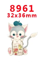 8961 30 шт. с героями мультфильмов плоское украшение из смолы PR 8954 - Цвет: 8961