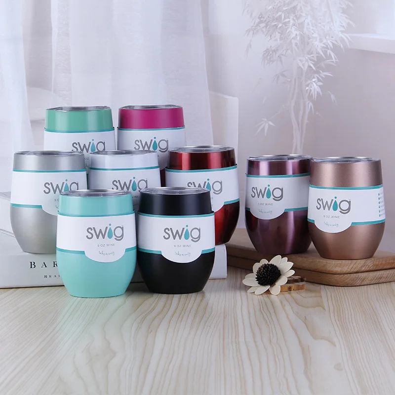 2018 Новый нержавеющей стали вакуумные чашки глоток Творческий яичной скорлупы