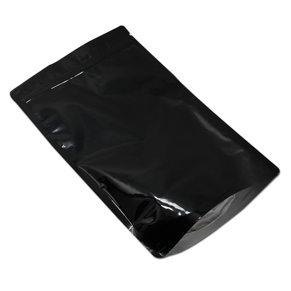 Синие/красные/черные стояпосылка еты из алюминиевой фольги пакеты с застежкой