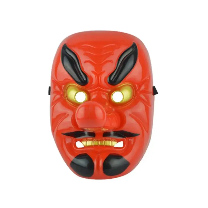 Пластиковая длинная маска Tengu для носа ужасная японская воина Хэллоуина