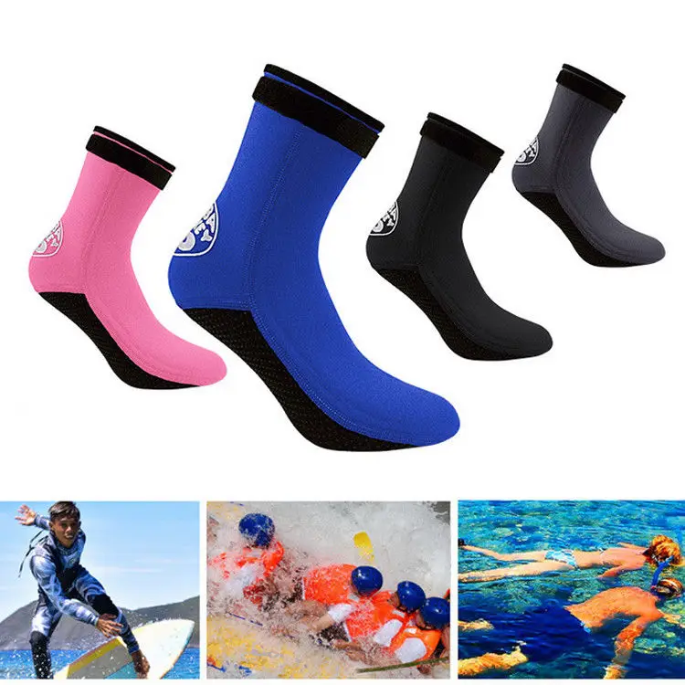 Неопреновые ботинки для дайвинга Нескользящие пляжные сапоги сноркелинга