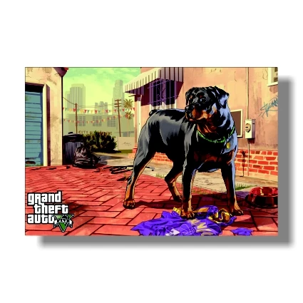 Настенные постеры gta 5 HD топографическая карта Grand Theft Auto V Strategic карта настенные картины для украшения дома - Цвет: Тёмно-синий