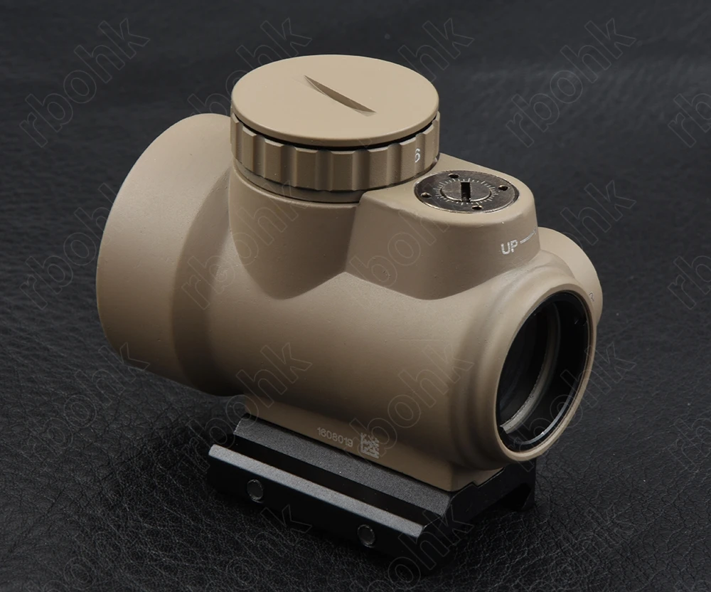 Тактический trijicon mro стиль 1x Red Dot Прицел 2 MOA с высоким и низким Пикатинни Крепление база M6594