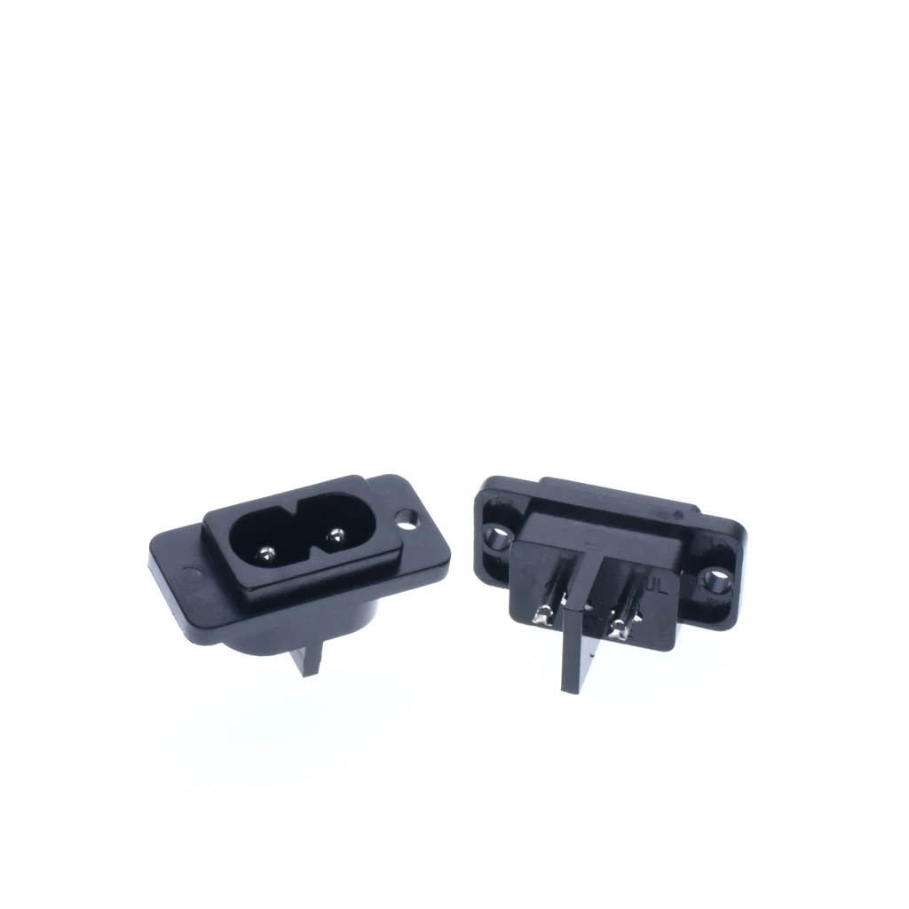 10 шт. черный 2 контакта IEC320 C8 AC разъем питания 250V 6A | Обустройство дома