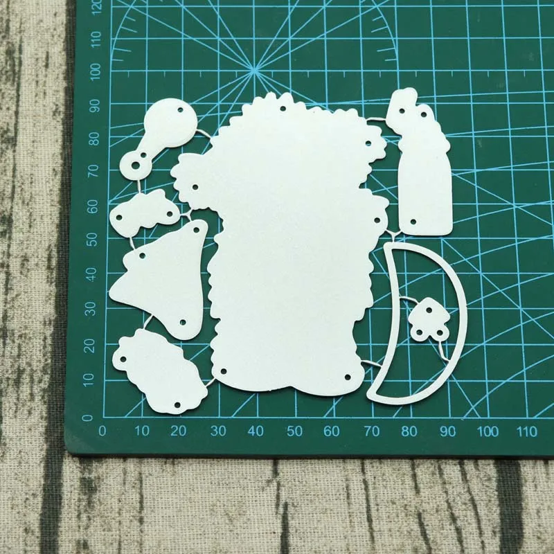 Металлические штампы с татуированным медведем трафареты для сделай сам альбом