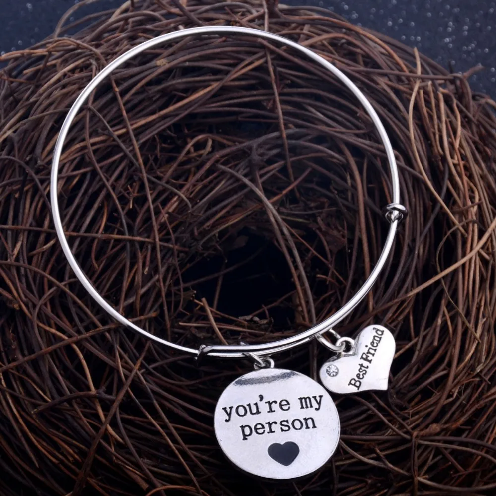 Вы мой человек лучший друг браслет любовь сердце дружба подарки Женщины Мужчины