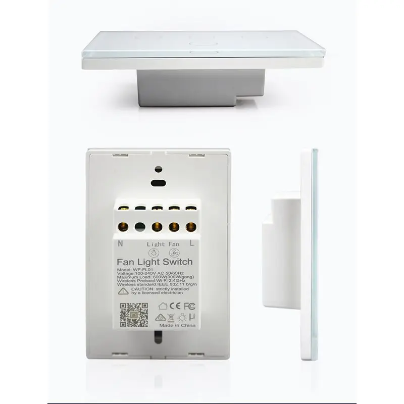 Умный Wifi переключатель для вентилятора света совместимый с Alexa Google Home Smart Life App