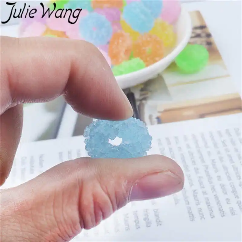 Julie Wang 20 шт. полимерные мягкие конфетные Подвески слизь желейные конфеты еда