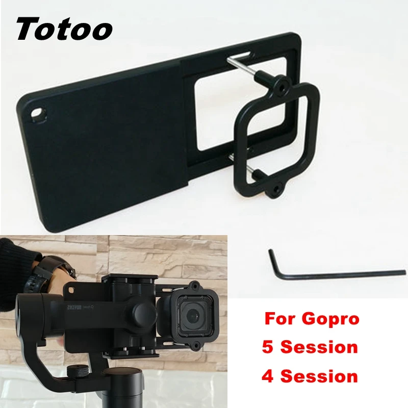 Адаптер для Gopro Hero 5 4 Session кронштейн переключателя пластина DJI OSMO Zhiyun Smooth Q Feiyu