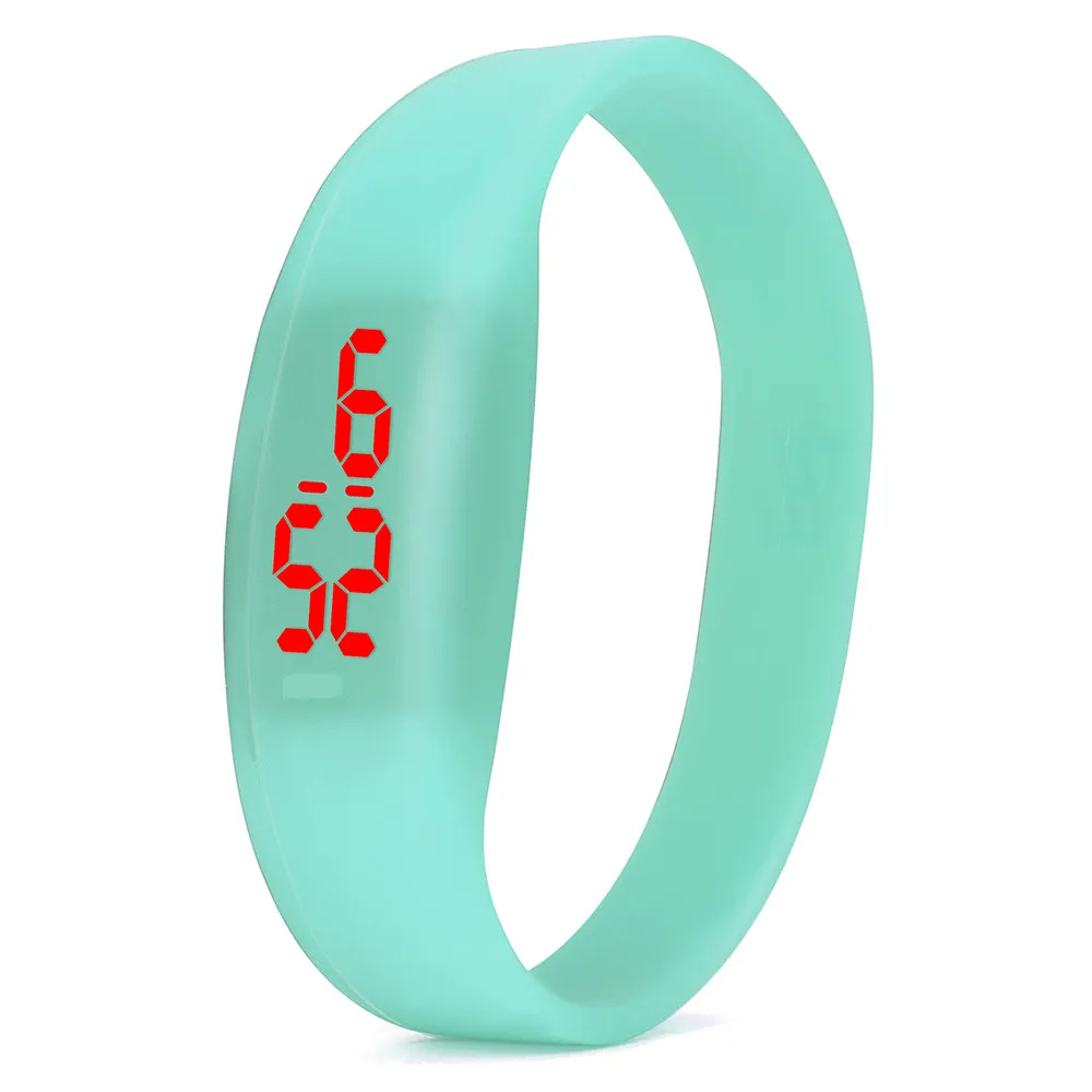 Mint Green Duobla часы мужские унисекс модные светодиодный электронные спортивные часы калории шагомер хронограф уличные часы skmei relogio подарок* A - Цвет: Mint Green