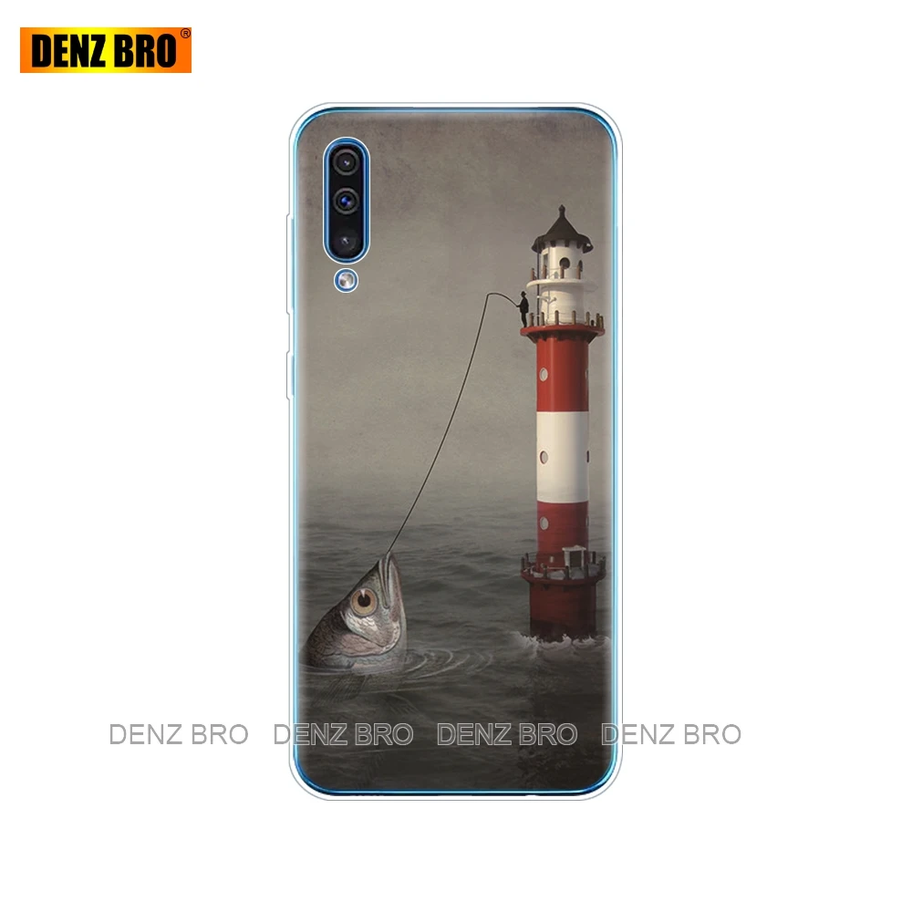 34667 Чехол-бампер для samsung Galaxy A50, силиконовая прозрачная задняя крышка, чехол для телефона samsung A50 A505 A505F SM-A505F, мягкий чехол 6,4 - Цвет: 34667