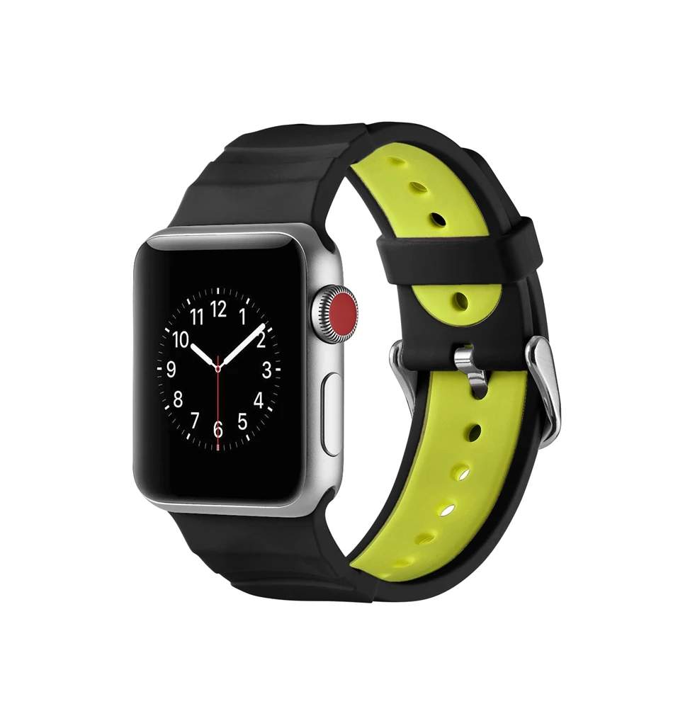 Для Apple Watch Series 4 44 мм 40 силиконовый ремешок для 1 2 3 заменить мужчин t группа женский