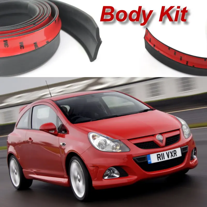 Передняя сторона заднего бампера спойлер бампер губы для Vauxhall Corsa A B C D E/для